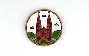 Keramikinis magnetukas „Anykščių bažnyčia“