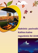 September 23 In Anykščiai, there will be an Apple and Tourism night, Kalita mountain will be open until 22:00