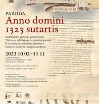 Augstaitijas pirmās pieminēšanas 700. gadadienas starptautiskā izstāde "Anno domini 1323 m. līgums"