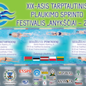 XIX Tarptautinis plaukimo sprinto festivalis „Anykščiai – 2017”